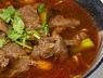 braised beef (noodle soup) 牛腩汤面[spicy]